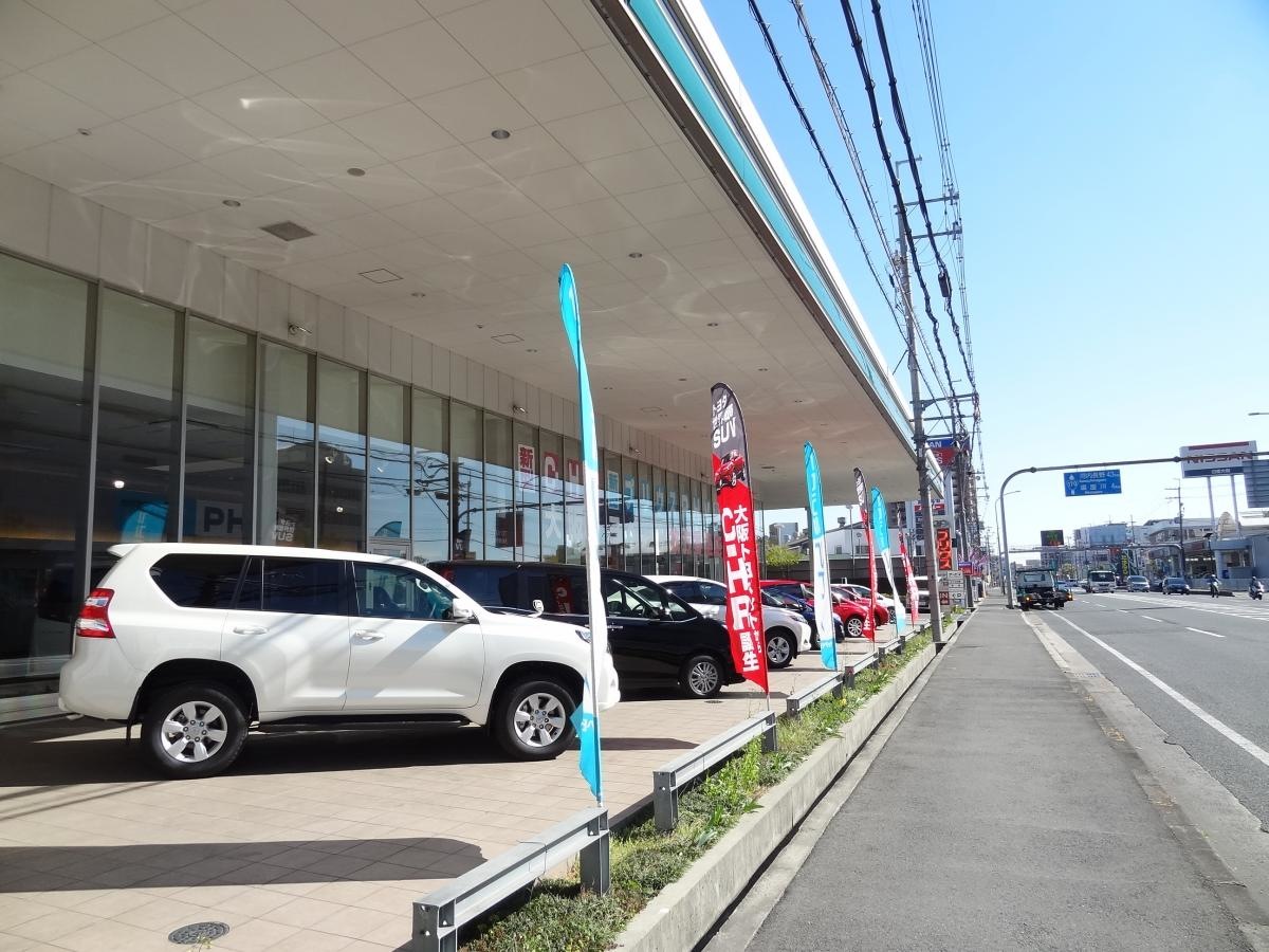 店頭の展示車
