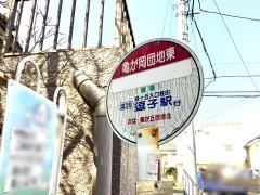 「亀が岡団地東」バス停留所