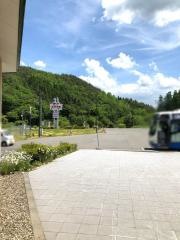 「道の駅くずまき高原」バス停留所