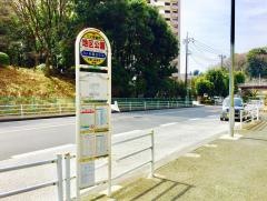 「地区公園」バス停留所