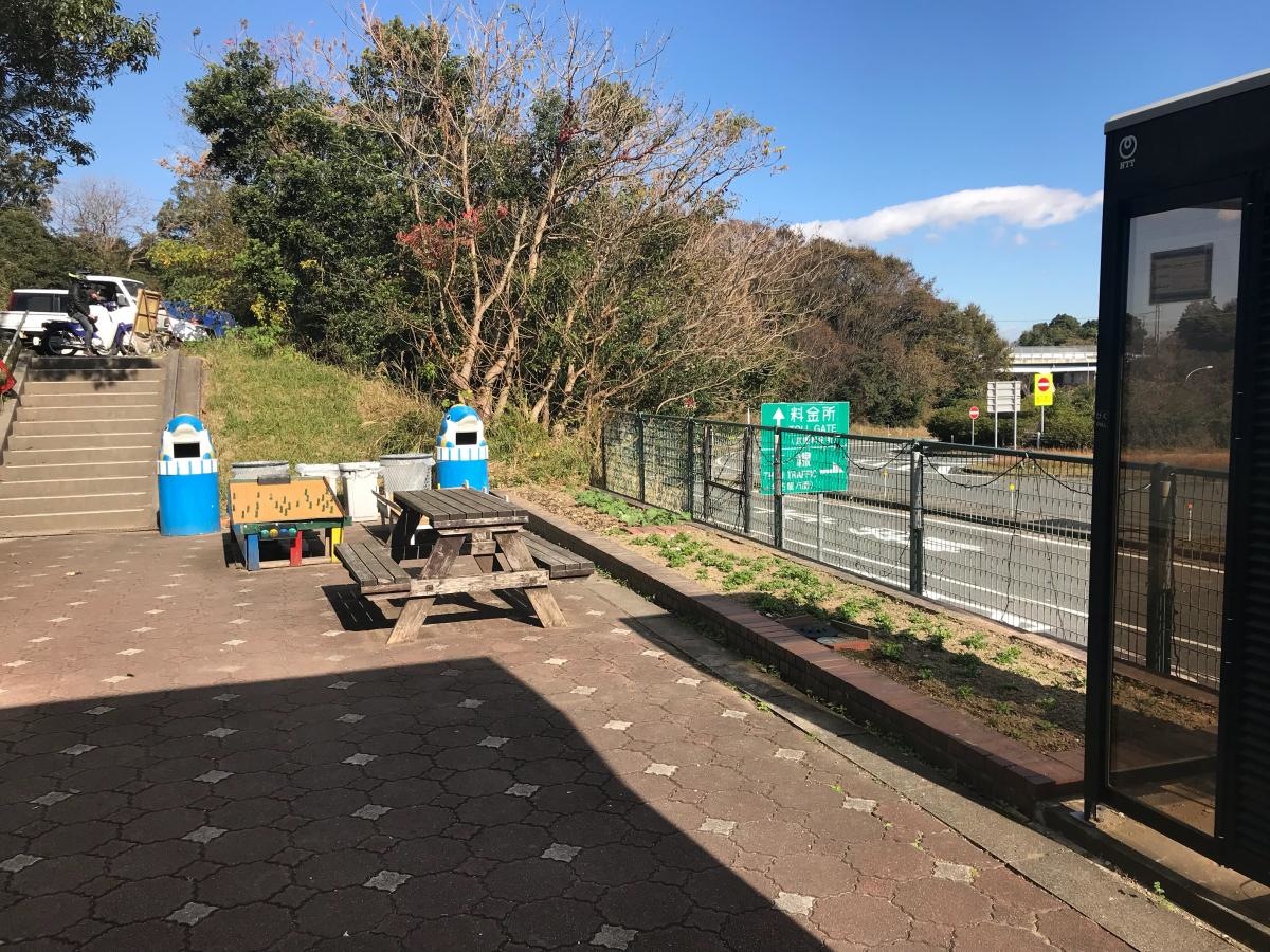 南知多道路武豊PA写真です