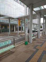 「大学病院前」バス停留所