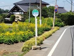 「八幡神社前」バス停留所