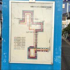 「箕土路口」バス停留所