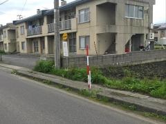 「団地前」バス停留所