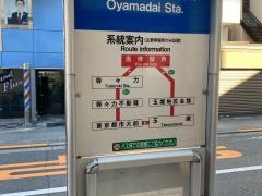 「尾山台駅」バス停留所