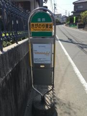 「きがのや東坂」バス停留所