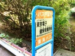 「東京電子健保保養所前」バス停留所