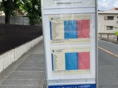 「中原駅入口」バス停留所