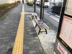 「村上記念病院前」バス停留所