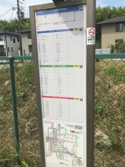 「きんめい公園」バス停留所