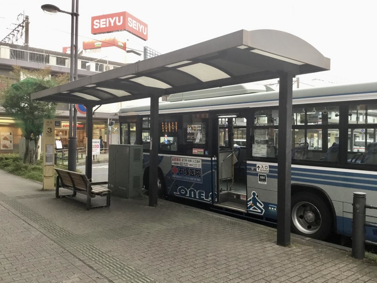「取手駅東口」バス停留所