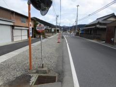 「長瀬診療所前」バス停留所
