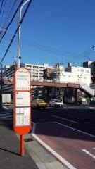 「プールセンター前」バス停留所