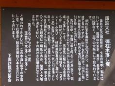 諏訪大社御柱祭（山出し・里曳き）