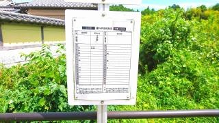 「下山田」バス停留所