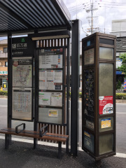 「百万遍」バス停留所