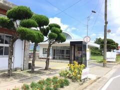 「三田尻港前」バス停留所