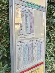 「鶴嶺小学校前」バス停留所