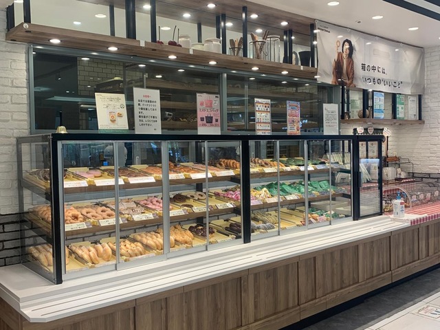 ミスタードーナツの商品棚✨ ミスドの商品棚