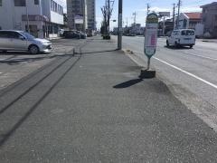 「高丘郵便局」バス停留所