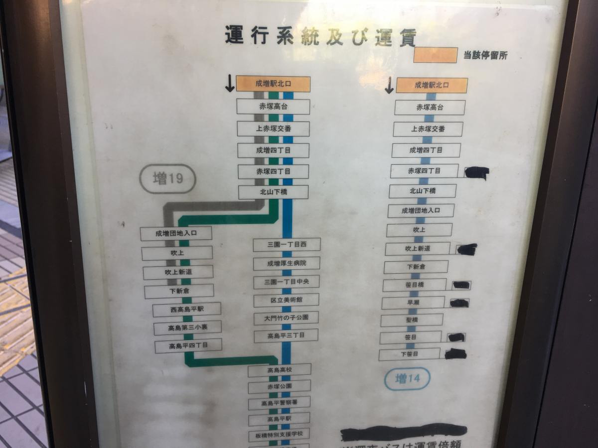 成増 駅 北口 バス