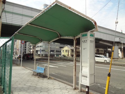 ユキサキナビ】大阪市営バス「松屋町」バス停留所（大阪市中央区松屋町）