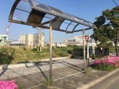 「港湾短大前」バス停留所