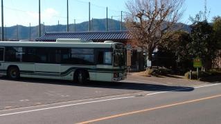 「広沢池・佛大広沢校前」バス停留所