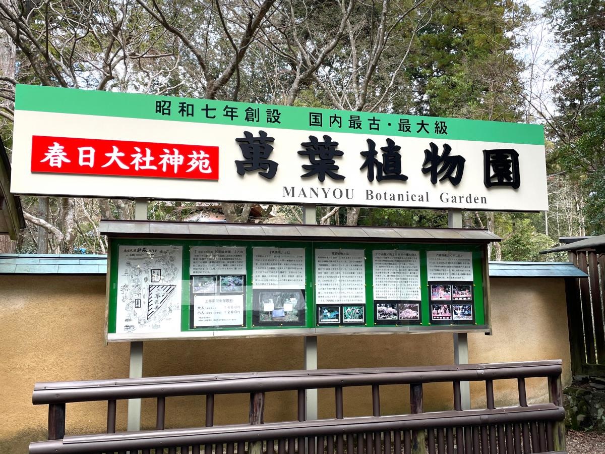万葉植物園春日大社神苑