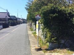 「田場坂」バス停留所