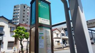「見沼代親水公園駅前」バス停留所