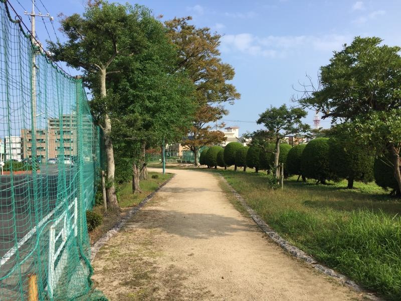 遊歩道です