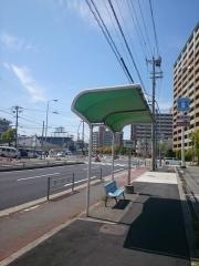 「新北島西公園前」バス停留所