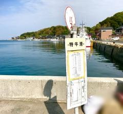 「特牛港」バス停留所
