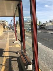 「奈良市庁前」バス停留所