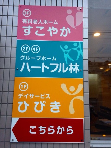 ハートフル林 看板