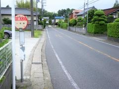 「川島入口」バス停留所