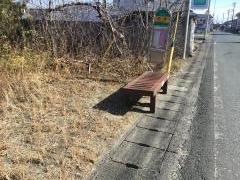 「柏原」バス停留所