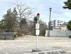 「開成山」バス停留所