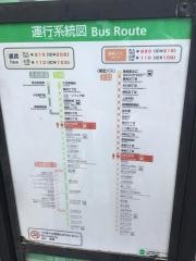 「西新井陸橋」バス停留所