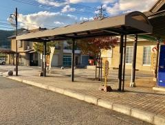 「吉田口駅」バス停留所