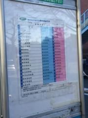 「東根小学校」バス停留所