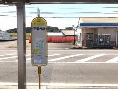 「下田分岐」バス停留所