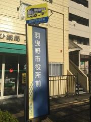「羽曳野市役所前」バス停留所