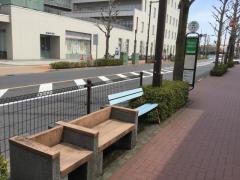 「青梅市役所前」バス停留所