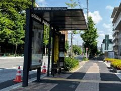 「府立医大病院前」バス停留所