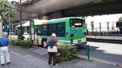 「新浜川橋」バス停留所