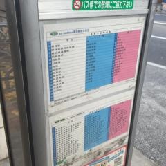 「碑文谷五丁目交番」バス停留所