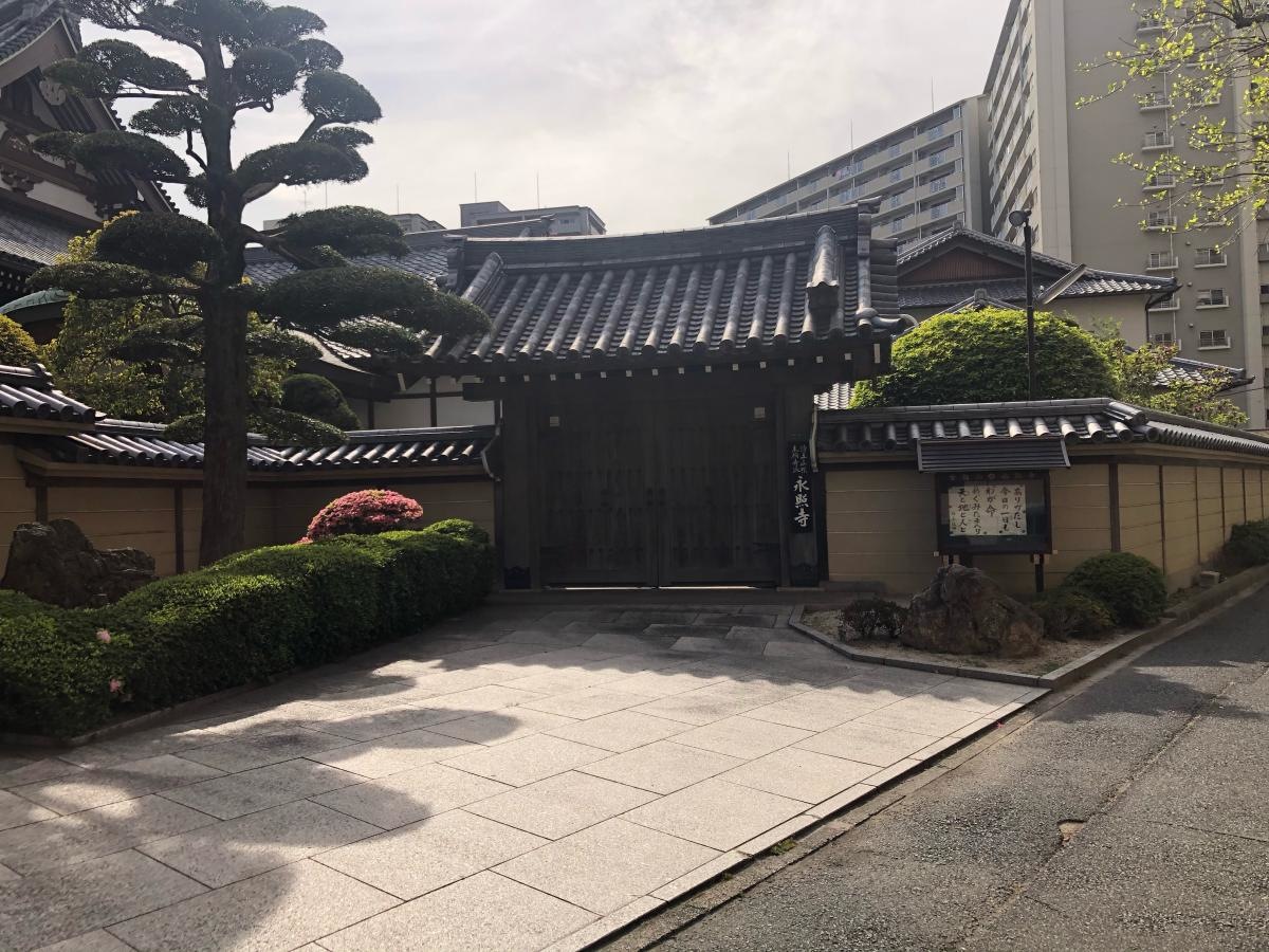 立派な門構です。